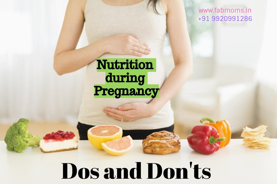 Nutrition during pregnancy dos and donts